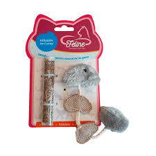 Feline Juguete Pez Con Catnip En Tubo